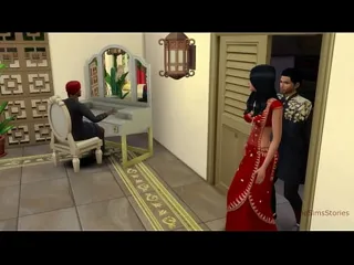 Thumbnail: Mulher trai o marido com corno tímido na sala de casa